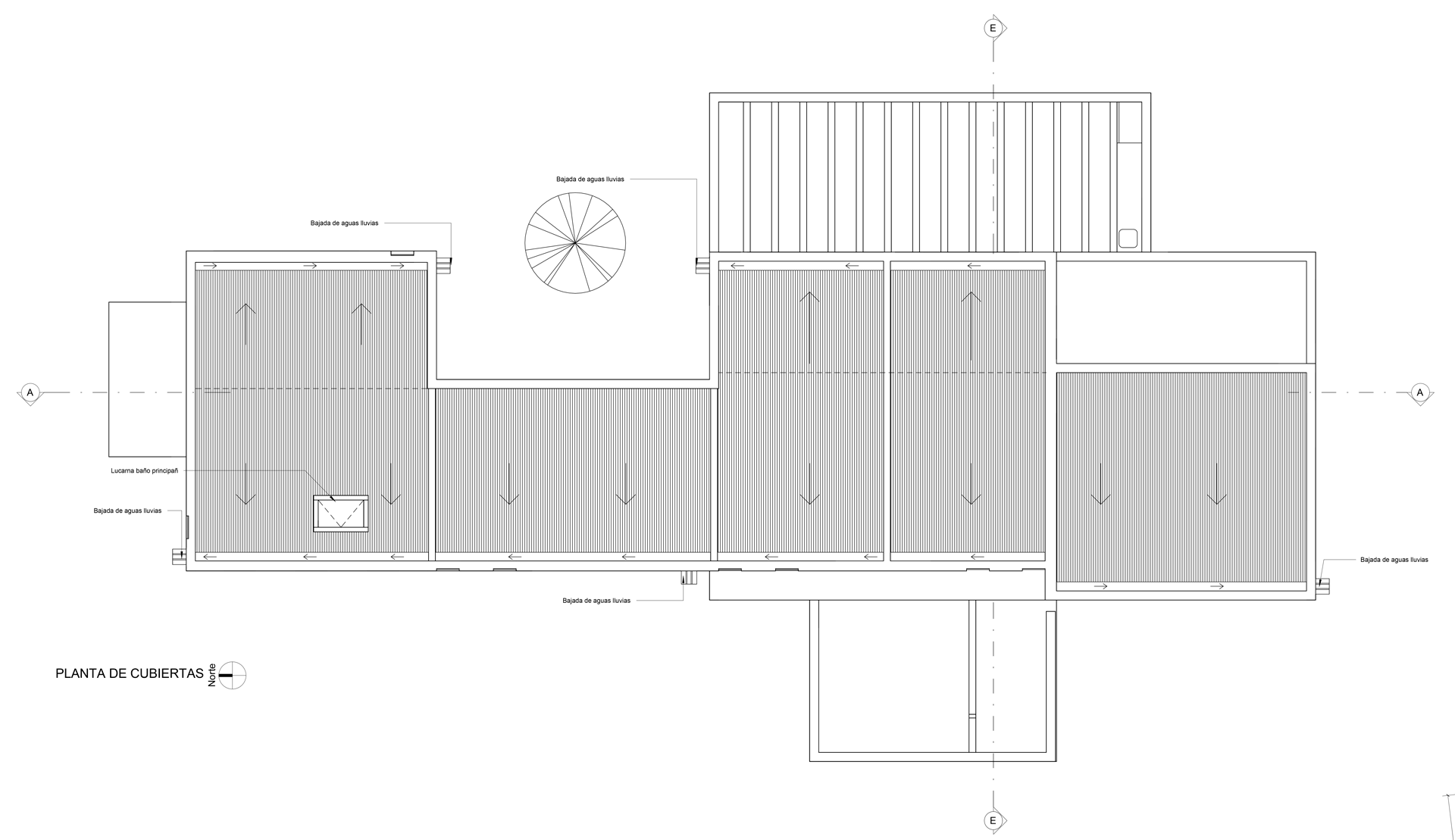 Planta De Cubiertas Mw Arquitectos