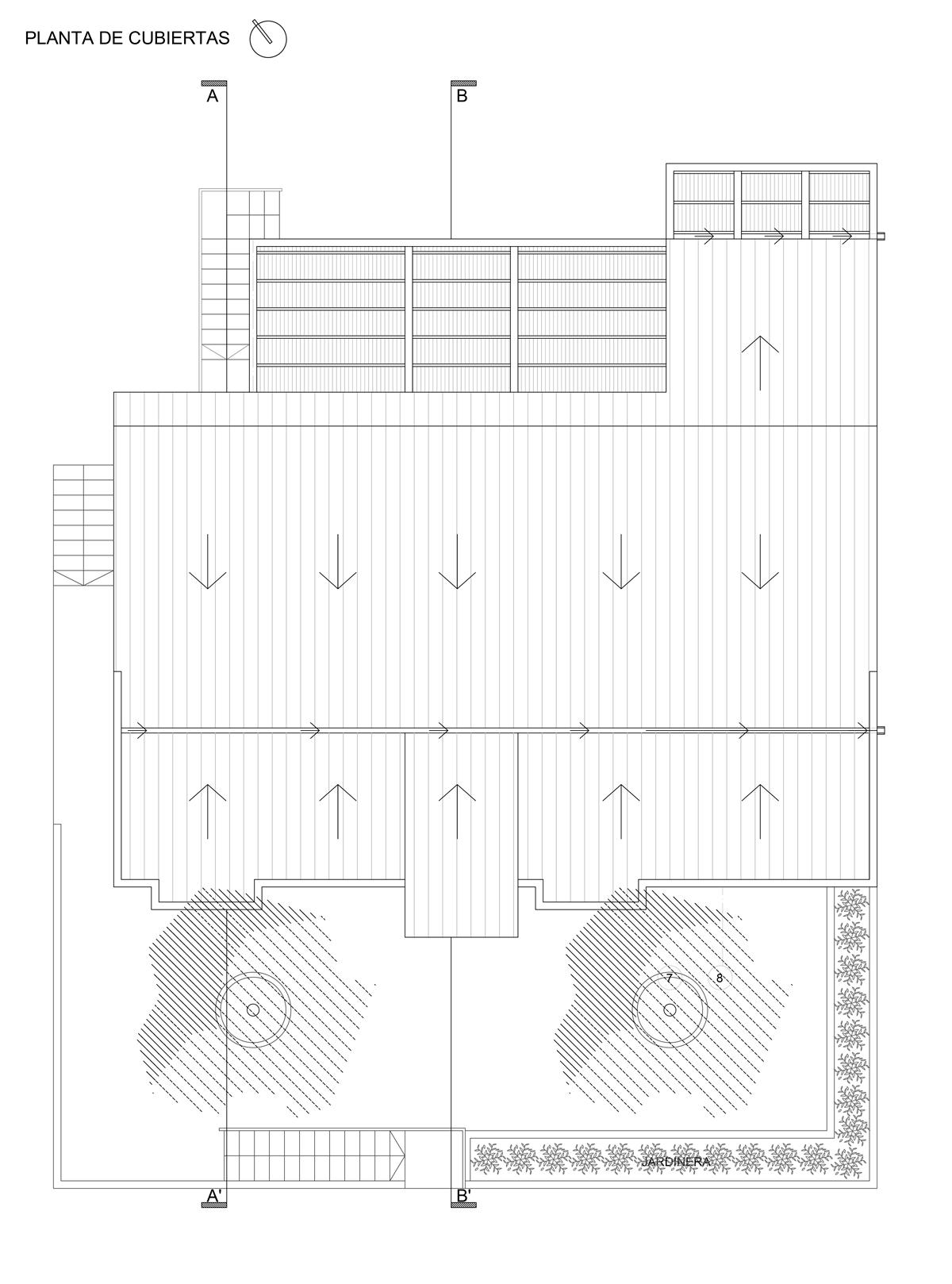 Planta De Cubiertas Mw Arquitectos